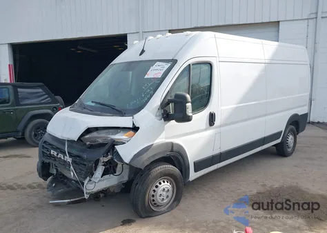2025 Ram Promaster 2500 Tradesman High Roof 159 Wb W/Pass Seat из США, поврежденный, VIN 3C6LRVDG5SE513947